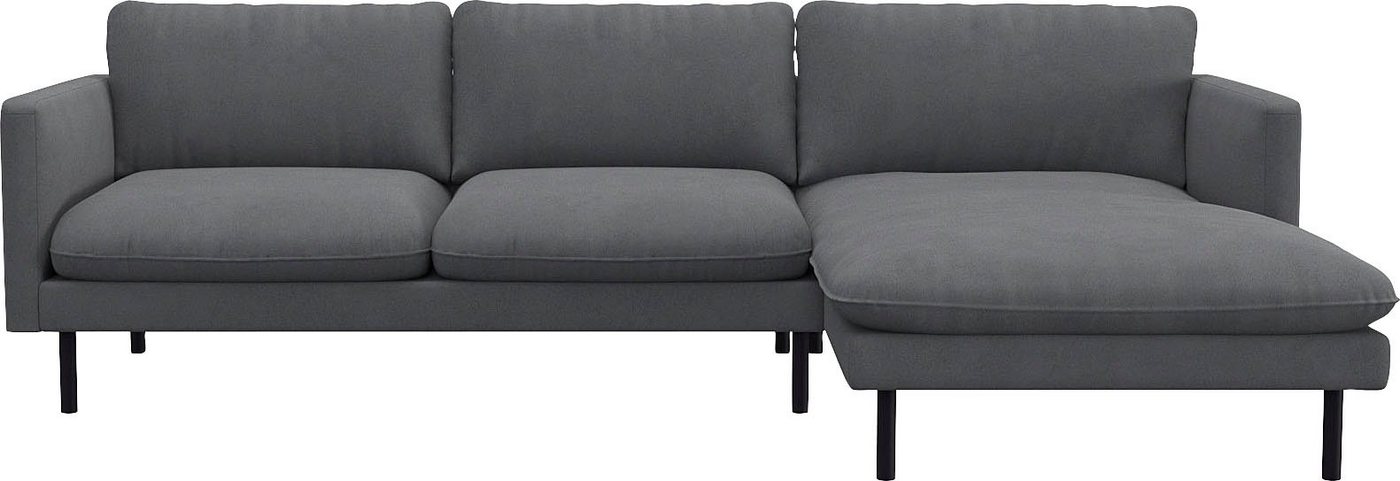 FLEXLUX Ecksofa Bolzano, Sitzaufbau mit Kaltschaum & Stahl-Wellen, loose Sitz -& Rückenkissen von FLEXLUX