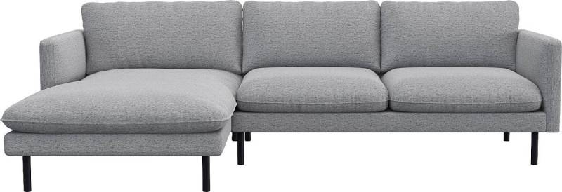 FLEXLUX Ecksofa Bolzano, elegant und bequem, L-Form, Sitzaufbau mit Kaltschaum & Stahl-Wellen, loose Sitz -& Rückenkissen von FLEXLUX