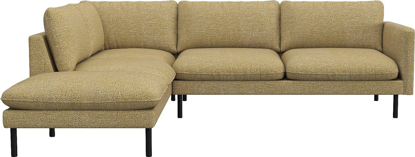 FLEXLUX Ecksofa Bolzano Designsofa, bequem durch Kaltschaum im Sitz, L-Form, lose Sitz -& Rückenkissen, hohe Füße FLEXLUX Ecksofa Bolzano Designsofa, bequem durch Kaltschaum im Sitz, L-Form, lose Sitz -& Rückenkissen, hohe Füße von FLEXLUX
