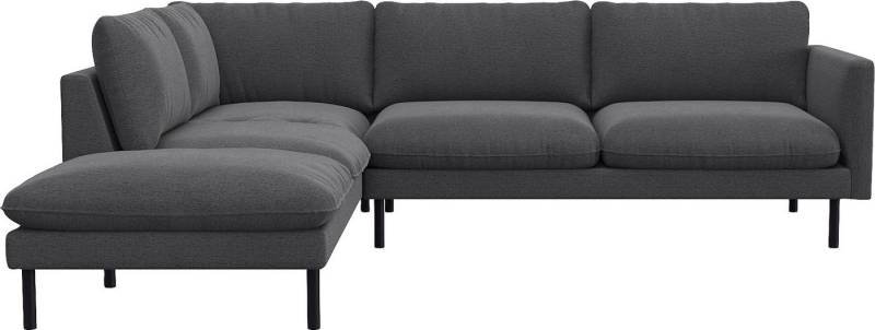 FLEXLUX Ecksofa Bolzano Designsofa, bequem durch Kaltschaum im Sitz, L-Form, lose Sitz -& Rückenkissen, hohe Füße von FLEXLUX