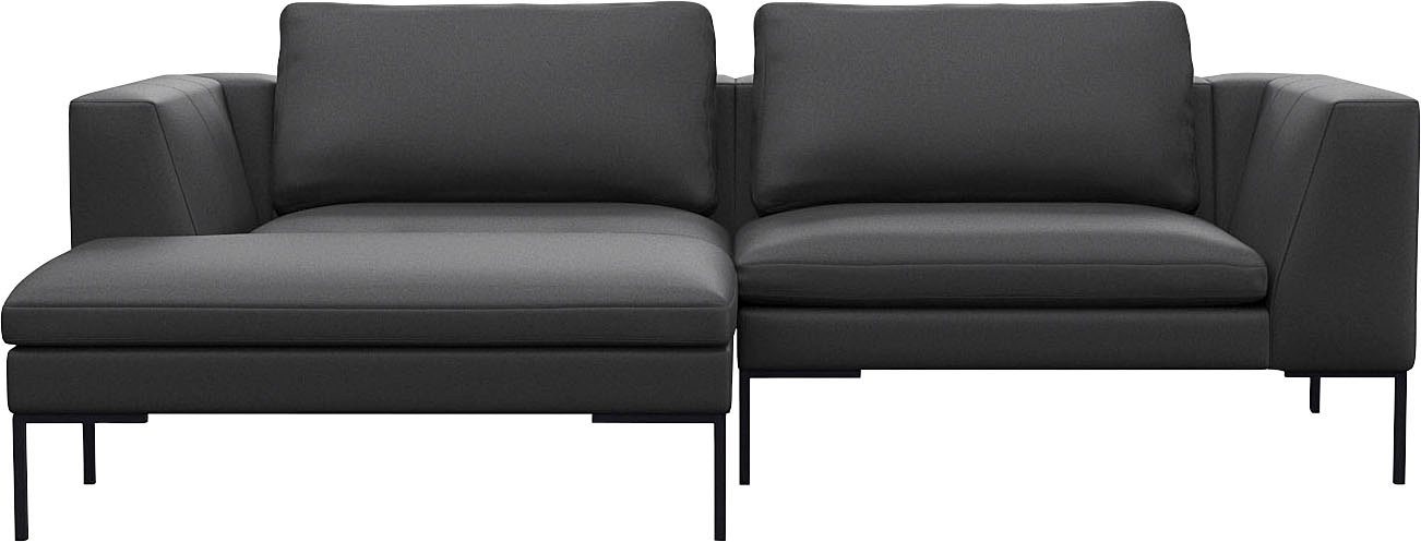 FLEXLUX Ecksofa Loano, modernes Sofa, frei im Raum stellbar, lose Kissen, Kaltschaum im Sitz von FLEXLUX