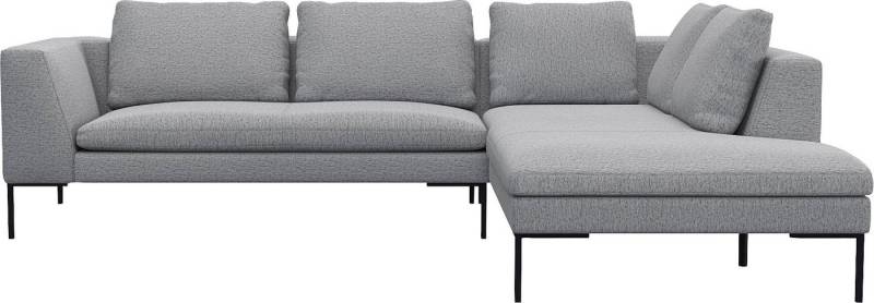 FLEXLUX Ecksofa Loano, superbequemer Sitzkomfort durch Kaltschaum im Sitz, modernes Sofa, frei im Raum stellbar, lose Kissen, L-Form von FLEXLUX