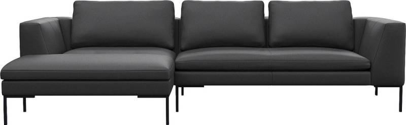 FLEXLUX Ecksofa Loano, toller Sitzkomfort, L-Form, modernes Sofa, frei im Raum stellbar, lose Kissen, Kaltschaum im Sitz von FLEXLUX