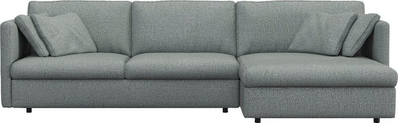 FLEXLUX Ecksofa Lovane, Weich & anschmiegsam, große Sitztiefe auf Kaltschaum, Dekokissen inkl. von FLEXLUX