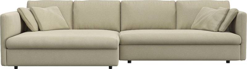 FLEXLUX Ecksofa Lovane, Weich & anschmiegsam, große Sitztiefe auf Kaltschaum, Dekokissen inkl. von FLEXLUX