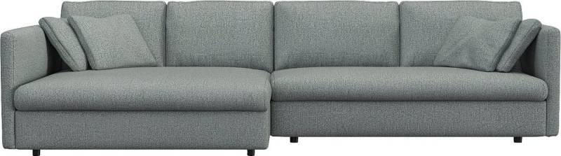 FLEXLUX Ecksofa Lovane, Weich & anschmiegsam, große Sitztiefe auf Kaltschaum, Dekokissen inkl. von FLEXLUX