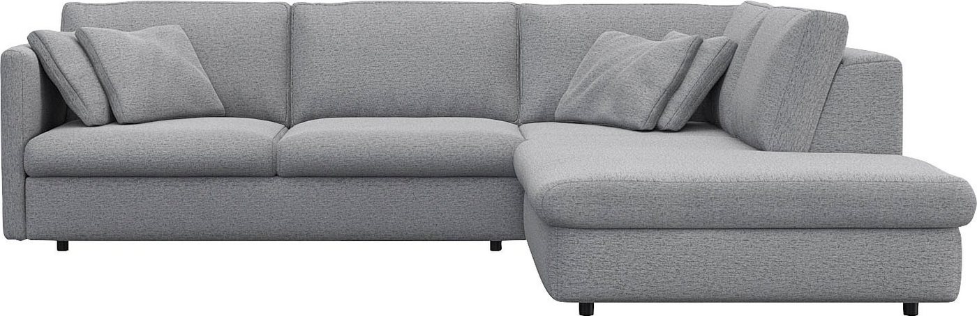 FLEXLUX Ecksofa Lovane, elegant und zeitlos, bequem, L-Form, Weich & anschmiegsam, große Sitztiefe auf Kaltschaum, Dekokissen inkl. FLEXLUX Ecksofa Lovane, elegant und zeitlos, bequem, L-Form, Weich & anschmiegsam, große Sitztiefe auf Kaltschaum, Dekokissen inkl. von FLEXLUX