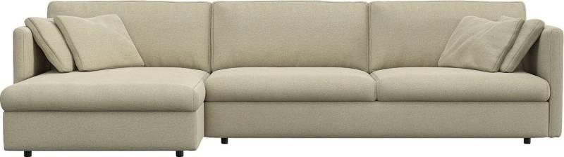 FLEXLUX Ecksofa Lovane, Weich & anschmiegsam, große Sitztiefe auf Kaltschaum, Dekokissen inkl. von FLEXLUX