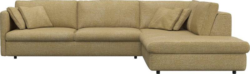 FLEXLUX Ecksofa Lovane, elegant und zeitlos, bequem, L-Form, Weich & anschmiegsam, große Sitztiefe auf Kaltschaum, Dekokissen inkl. von FLEXLUX