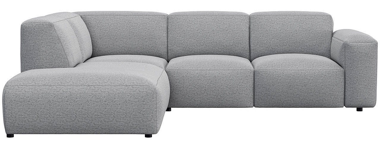 FLEXLUX Ecksofa Lucera, modern & anschmiegsam, Kaltschaum, Stahl-Wellenunterfederung von FLEXLUX