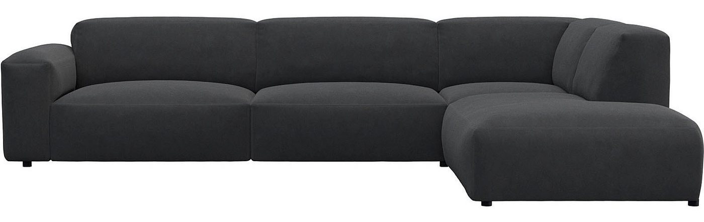 FLEXLUX Ecksofa Lucera, modern & anschmiegsam, Kaltschaum, Stahl-Wellenunterfederung von FLEXLUX