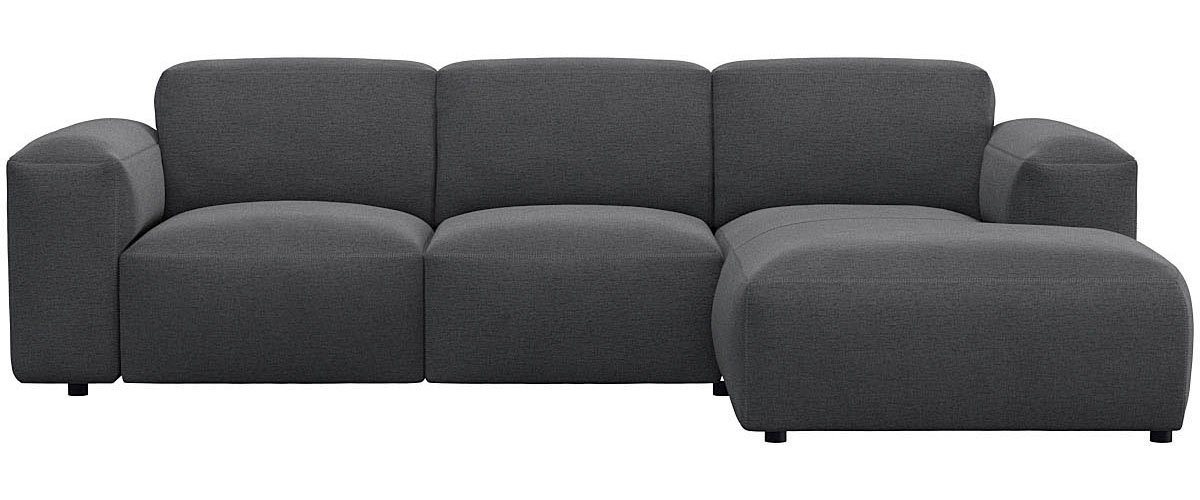 FLEXLUX Ecksofa Lucera Chaislongue rechts oder links, modern & anschmiegsam, Kaltschaum, Stahl-Wellenunterfederung von FLEXLUX