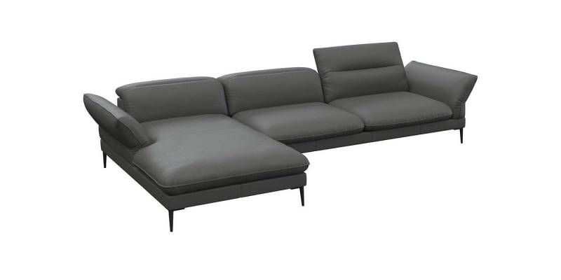 FLEXLUX Ecksofa Salino, Funktionssofa mit Recamiere, Relaxsofa, Ecksofa, Sofa mit Arm- und Kopfteil-Verstellungen, Kaltschaum & Stahl-Wellen FLEXLUX Ecksofa Salino, Funktionssofa mit Recamiere, Relaxsofa, Ecksofa, Sofa mit Arm- und Kopfteil-Verstellungen, Kaltschaum & Stahl-Wellen von FLEXLUX