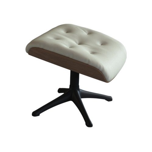 FLEXLUX Fußhocker Volden Beinstütze, pflegeleicht, skandinavisches Design, hoher Komfort, für Beinauflage zur besseren Entspannung, schwarzer Fuß, Holzrahmen von FLEXLUX