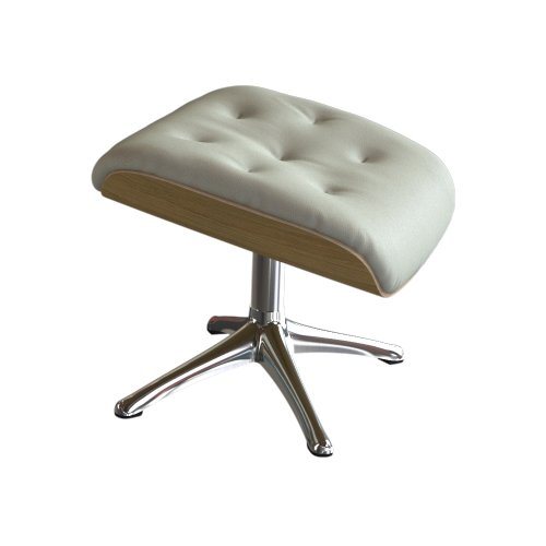FLEXLUX Fußhocker Volden Beinstütze, pflegeleicht, skandinavisches Design, hoher Komfort, für Beinauflage zur besseren Entspannung, robuster Alu Fuß, Holzrahmen von FLEXLUX