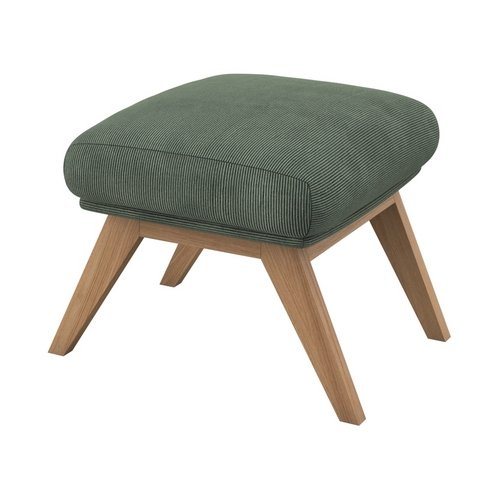 FLEXLUX Polsterhocker Adria, Fuß Eiche, Fußhocker für Ohrensessel von FLEXLUX