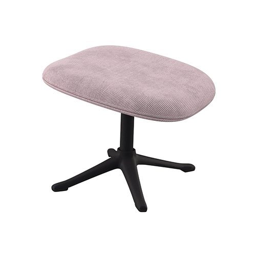 FLEXLUX Polsterhocker Stilo Fußstütze, für Beinauflage zur besseren Entspannung, Fuß schwarz, Fußhocker für Drehsessel von FLEXLUX