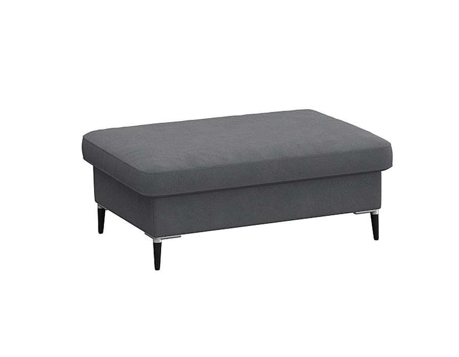 FLEXLUX Pouf Fiore, Kaltschaum, Füße Alu+schwarz von FLEXLUX