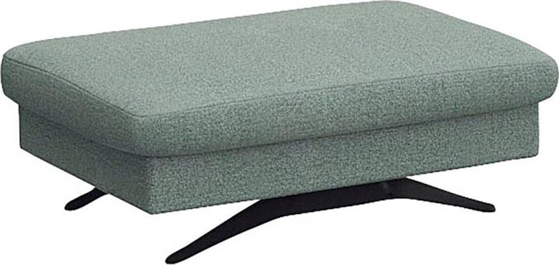 FLEXLUX Pouf Glow Sitzhocker, Polsterhocker, Hocker mit Stauraum, Fuß schwarz von FLEXLUX