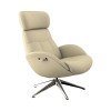 FLEXLUX Relaxsessel Relaxchairs Elegant, Premium Komfort, Rücken- & Kopfteilverstellung, drehbar, Fuß Alu von FLEXLUX