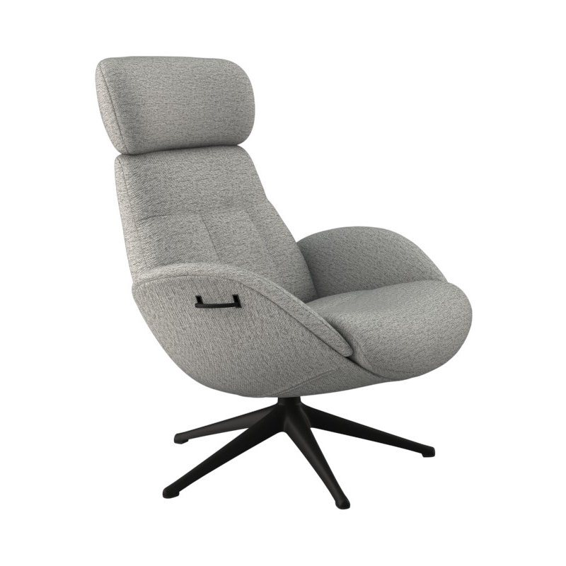 FLEXLUX Relaxsessel Relaxchairs Elegant, Premium Komfort, Rücken- & Kopfteilverstellung, drehbar, Fuß schwarz von FLEXLUX