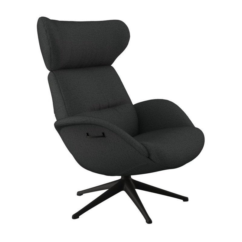 FLEXLUX Relaxsessel Relaxchairs More, Premium Komfort, Rücken- & Kopfteilverstellung, drehbar, Fuß schwarz von FLEXLUX