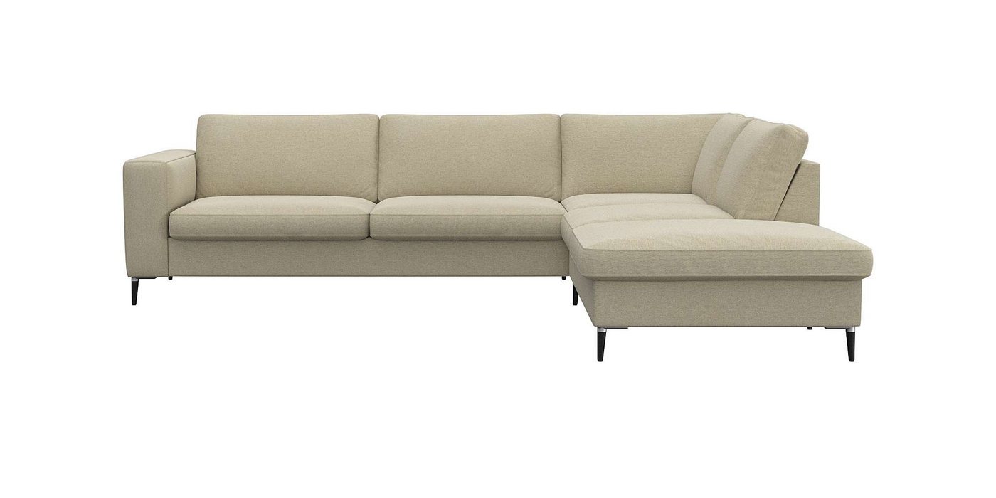 FLEXLUX Ecksofa Fiore, super Sitzkomfort durch Kaltschaum im Sitz, L-Form, breite Armlehnen, Füße Alu+schwarz FLEXLUX Ecksofa Fiore, super Sitzkomfort durch Kaltschaum im Sitz, L-Form, breite Armlehnen, Füße Alu+schwarz von FLEXLUX
