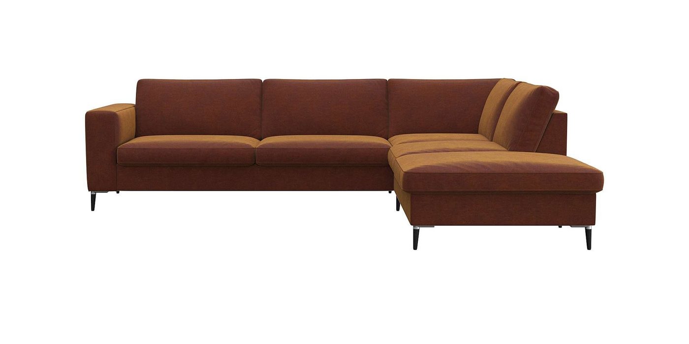 FLEXLUX Ecksofa Fiore, super Sitzkomfort durch Kaltschaum im Sitz, L-Form, breite Armlehnen, Füße Alu+schwarz FLEXLUX Ecksofa Fiore, super Sitzkomfort durch Kaltschaum im Sitz, L-Form, breite Armlehnen, Füße Alu+schwarz von FLEXLUX