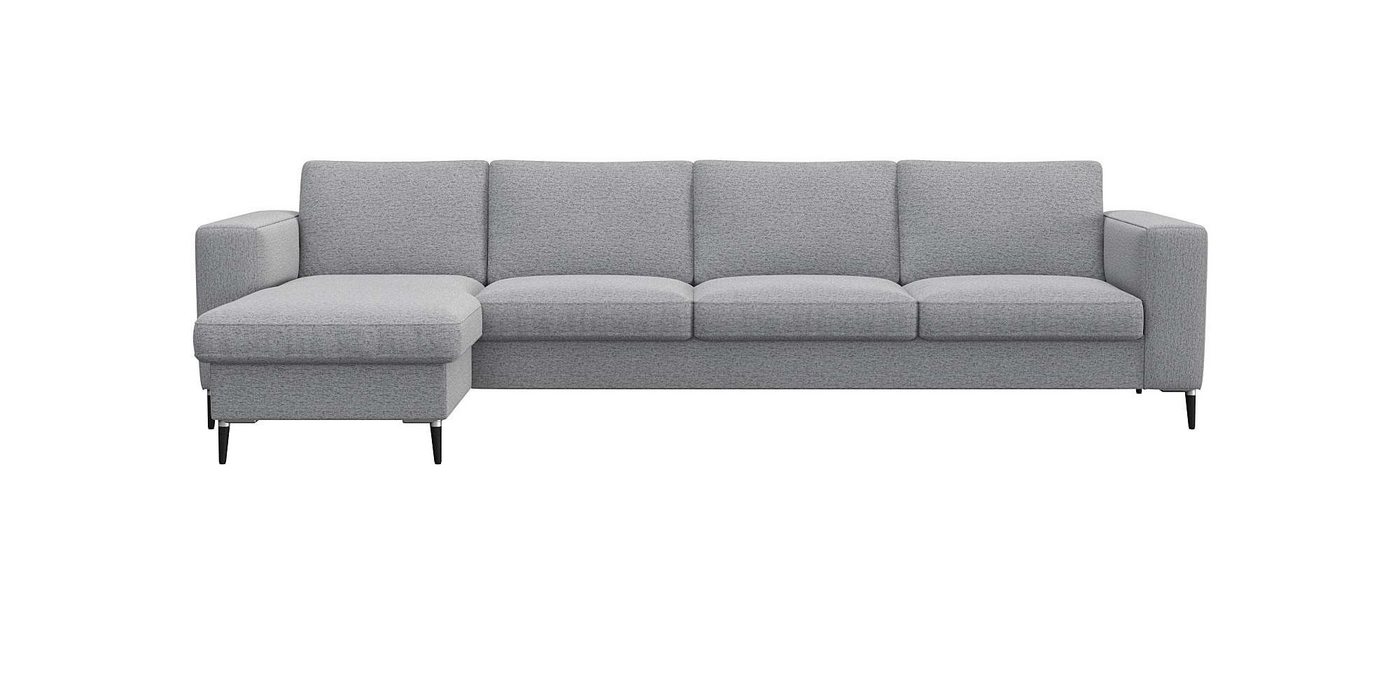 FLEXLUX Ecksofa Fiore, L-Form, breite Armlehnen, Kaltschaum, Füße Alu+schwarz FLEXLUX Ecksofa Fiore, L-Form, breite Armlehnen, Kaltschaum, Füße Alu+schwarz von FLEXLUX