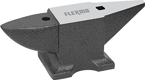 FLEXMO Schmiede Amboss 5 KG / 10 KG Schmiede Zubehör Amboss Werkzeug mit rundem und quadratischem Loch robust geschmiedeter Stahl Qualität von KÖGL GmbH (10) von FLEXMO