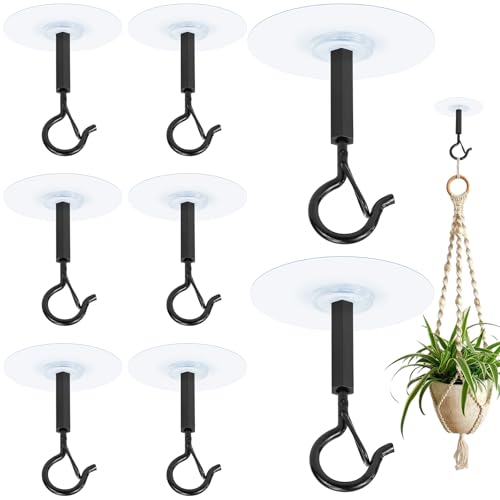 FLEXNOVA 8 Stück Deckenhaken Selbstklebend Ohne Bohren, Klebehaken Decke Extra Stark, Deckenhaken zum Kleben, Deckenbefestigung Ohne Bohren zum Aufhängen von Pflanzen FLEXNOVA 8 Stück Deckenhaken Selbstklebend Ohne Bohren, Klebehaken Decke Extra Stark, Deckenhaken zum Kleben, Deckenbefestigung Ohne Bohren zum Aufhängen von Pflanzen von FLEXNOVA