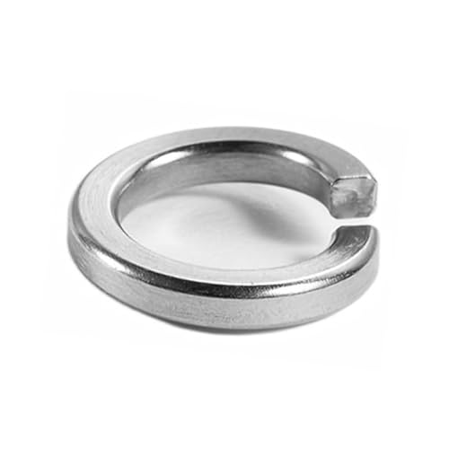 Federringe M3 Verzinkt Stahl - DIN 127 Form B - Federring glatt (Passend zum Gewinde: M3 mm, Menge: 25 St.) von FLEXSOLUTE