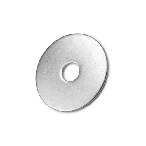 Karosseriescheiben Edelstahl A2 - Kotflügelscheiben - Beilagscheiben - Unterlegscheiben (Große:M12 [13 IØ x 35 AØ x 1,5] Menge:10) von FLEXSOLUTE