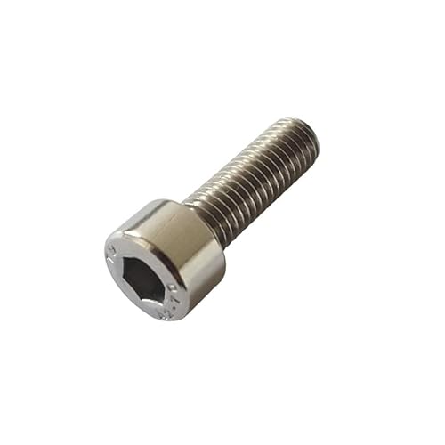 Zylinderschrauben M8 x 12 mm Edelstahl A2-70 DIN 912 mit Innensechskant Zylinderkopf - ISK Schrauben (Gewinde: M8, Länge: 12 mm, Menge: 50 St.) von FLEXSOLUTE