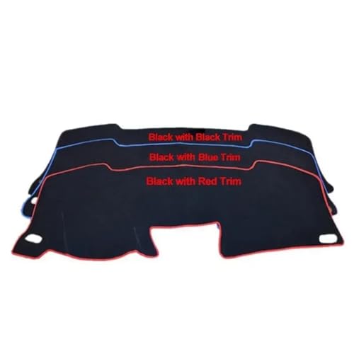 Auto Dashboard Cover Auto Armaturenbrett Matte Decke Fit Für Geely Atlas Pro Azkarra 2020-2024 Abdeckung Anti-schmutzig Matte Pad Sonnenschirm Armaturenbrettmatte Schutzpolster(Right rudder Red) von FLFHDUP