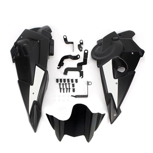 FLFHDUP Flügelspoiler Fit Für Yamaha MT07 FZ07 2014-2020 Motor Spoiler Bauch Pan Unteren Verkleidung Körper Kit Zubehör Motorrad Verkleidung(White) von FLFHDUP