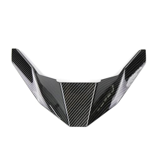 FLFHDUP Flügelspoiler Fit Für ZONTES 368 G 368G 2025 Hinten Schwanz Verkleidung Spoiler Verkleidung Winglets Hinten Flügel Abdeckung Motorrad Verkleidung(Carbon Fiber Pattern) von FLFHDUP