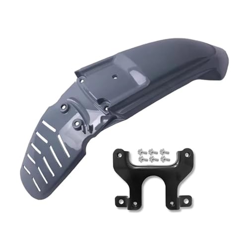 FLFHDUP Flügelspoiler Passend für CFMOTO 450MT CF Moto MT450 Kotflügel vorne, Zierplatte, Schlammfliesenschild, hohes Kotflügelzubehör Motorrad Verkleidung(Gray) von FLFHDUP