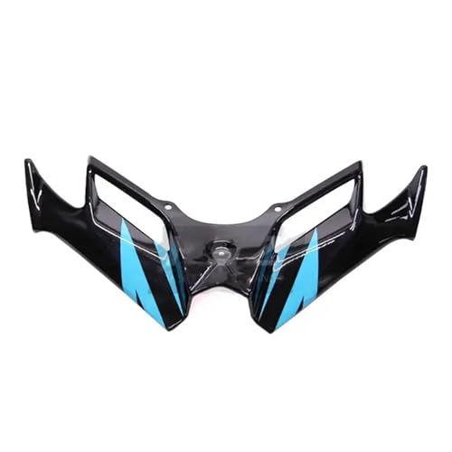 FLFHDUP Flügelspoiler Passend für CFMOTO 450SR 450 SR 2022 2023 Spiegel Frontverkleidung Winglets Aerodynamische Flügel Seitenflügel Spoilerverkleidung Motorrad Verkleidung(Black Blue 1) von FLFHDUP