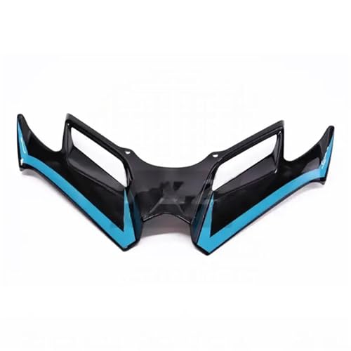 FLFHDUP Flügelspoiler Passend für CFMOTO 450SR 450 SR 2022 2023 Spiegel Frontverkleidung Winglets Aerodynamische Flügel Seitenflügel Spoilerverkleidung Motorrad Verkleidung(Black Blue 2) von FLFHDUP