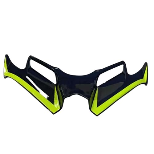 FLFHDUP Flügelspoiler Passend für CFMOTO 450SR 450 SR 2022 2023 Spiegel Frontverkleidung Winglets Aerodynamische Flügel Seitenflügel Spoilerverkleidung Motorrad Verkleidung(Black Yellow Green) von FLFHDUP