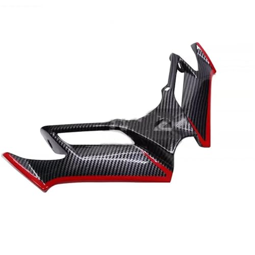 FLFHDUP Flügelspoiler Passend für CFMOTO 450SR 450 SR 2022 2023 Spiegel Frontverkleidung Winglets Aerodynamische Flügel Seitenflügel Spoilerverkleidung Motorrad Verkleidung(Carbon Red) von FLFHDUP