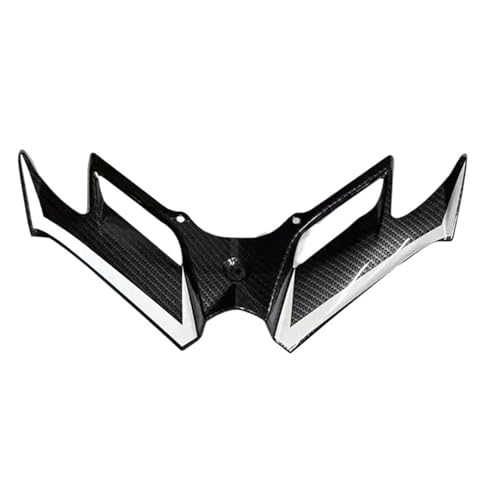 FLFHDUP Flügelspoiler Passend für CFMOTO 450SR 450 SR 2022 2023 Spiegel Frontverkleidung Winglets Aerodynamische Flügel Seitenflügel Spoilerverkleidung Motorrad Verkleidung(Carbon White) von FLFHDUP