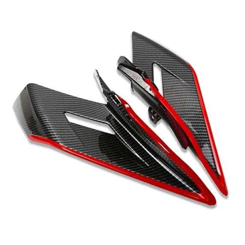 FLFHDUP Flügelspoiler Passend für CFMOTO 450SR 450 SR 2022 2023 Spiegel Frontverkleidung Winglets Aerodynamische Flügel Seitenflügel Spoilerverkleidung Motorrad Verkleidung(Color 9) von FLFHDUP