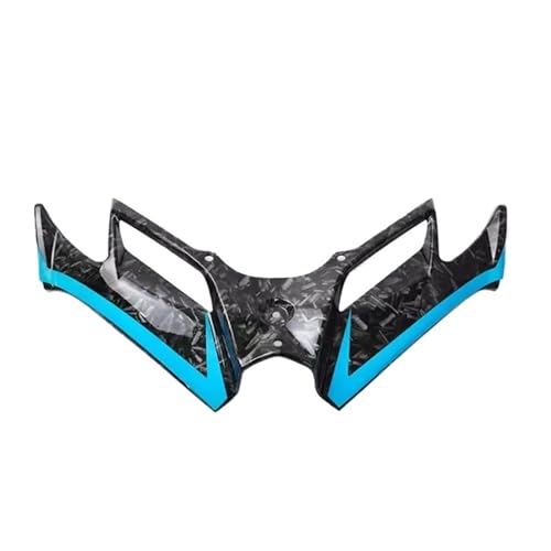 FLFHDUP Flügelspoiler Passend für CFMOTO 450SR 450 SR 2022 2023 Spiegel Frontverkleidung Winglets Aerodynamische Flügel Seitenflügel Spoilerverkleidung Motorrad Verkleidung(Forge Blue) von FLFHDUP