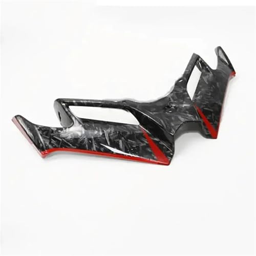 FLFHDUP Flügelspoiler Passend für CFMOTO 450SR 450 SR 2022 2023 Spiegel Frontverkleidung Winglets Aerodynamische Flügel Seitenflügel Spoilerverkleidung Motorrad Verkleidung(Forge Red) von FLFHDUP