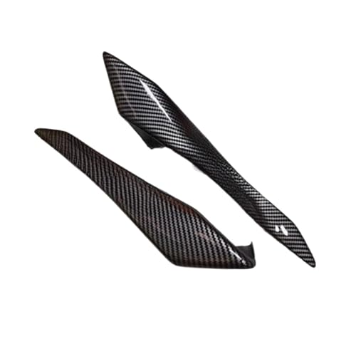 FLFHDUP Flügelspoiler Passend für GSX-8R Gsx8r 2024 2025 Festflügel-Motorrad-Seitenspoiler Seitenwindflügel Nurflügel-Aerodynamische Verkleidung Motorrad Verkleidung(Carbon Fiber) von FLFHDUP