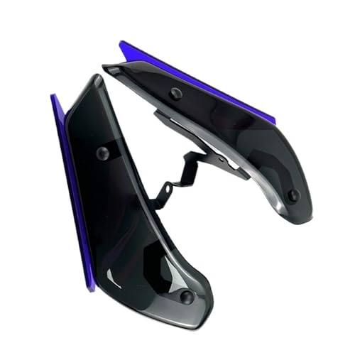 FLFHDUP Flügelspoiler Passend für GSXR600 GSXR750 K11 2011 2012 2013 2014 2015 2016 Sport Seitenspoiler Aerodynamischer Flügelabweiser Motorrad Verkleidung(Blue) von FLFHDUP