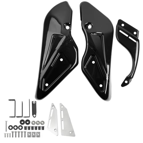 FLFHDUP Flügelspoiler Passend für Kawasaki Z900RS SE Cafe ABS 2018–2024, Bauchwanne, Motorspoiler, untere Verkleidung, Karosserierahmen, Schutz Motorrad Verkleidung(Black) von FLFHDUP