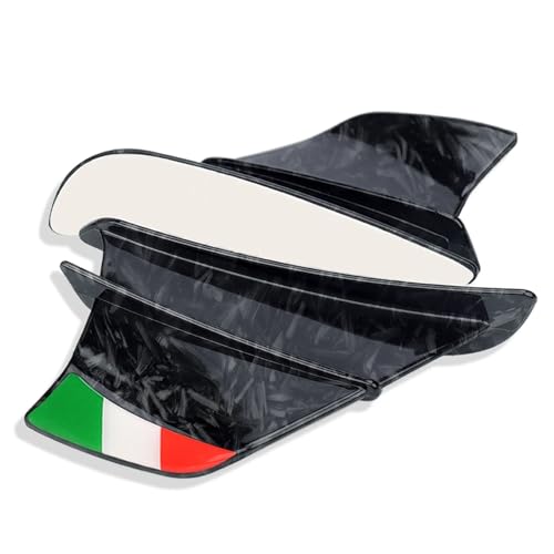 FLFHDUP Flügelspoiler Passend für Yamaha YZF R1 R6 R25. Passend für Kawasaki Ninja H2 H2R Winglet Aerodynamischer Seitenflügel-Flossenspoiler Motorrad Verkleidung(Style6) von FLFHDUP